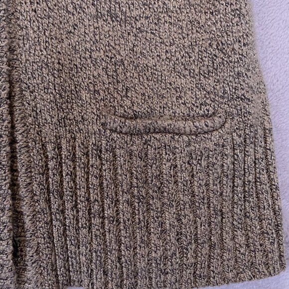 Karen Scott Women's Cardigan Sweater Medium Tan Button Front Acrylic/Polyester - Picture 7 of 9